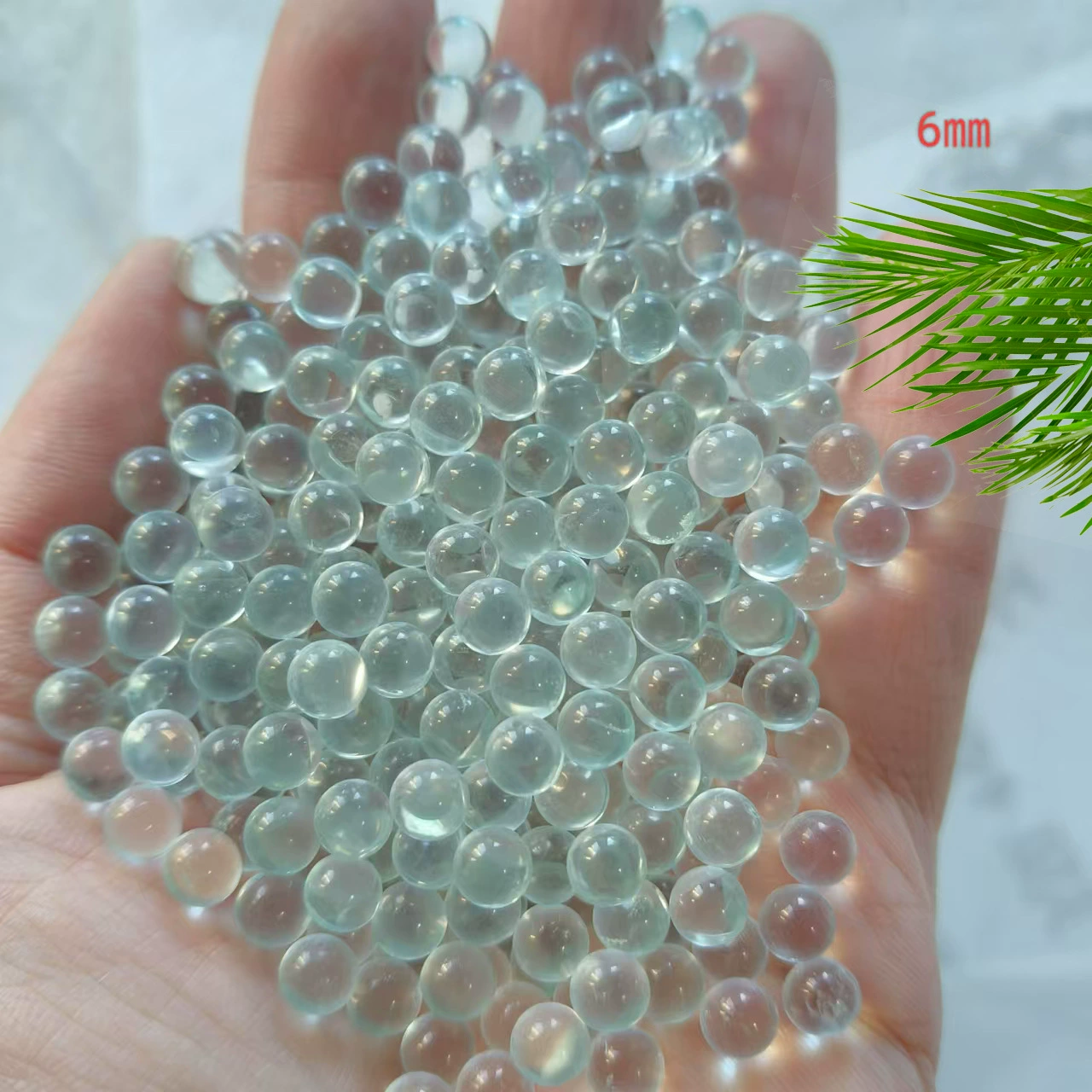 Оптовые стеклянные бусины 6 мм, прозрачные, 6 мм шлифованные стеклянные шарики, 9 мм, 11 мм, садовые игрушечные пули