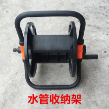 外贸园林园艺黑色水管车卷管器花园管收纳车盘管工具水管架子洗车