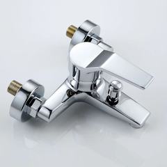 Estee triple bathtub shower faucet hot and cold water mixing valve into the wall concealed shower head lifting set faucet