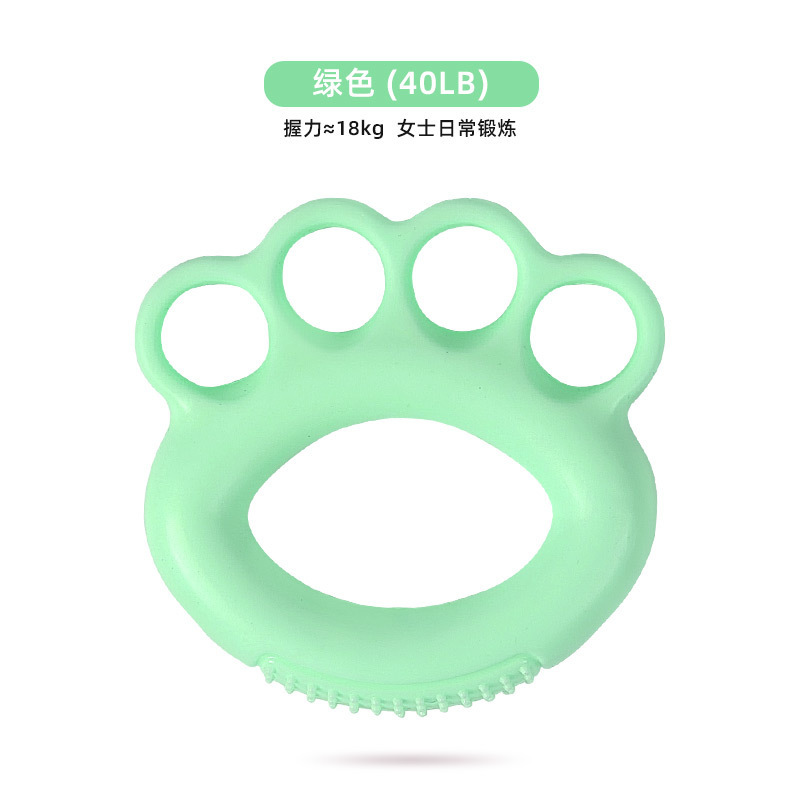 En stock entrenador de dedos para terapia física, anillo de agarre con puntos de masaje, fortalecedor de cinco dedos