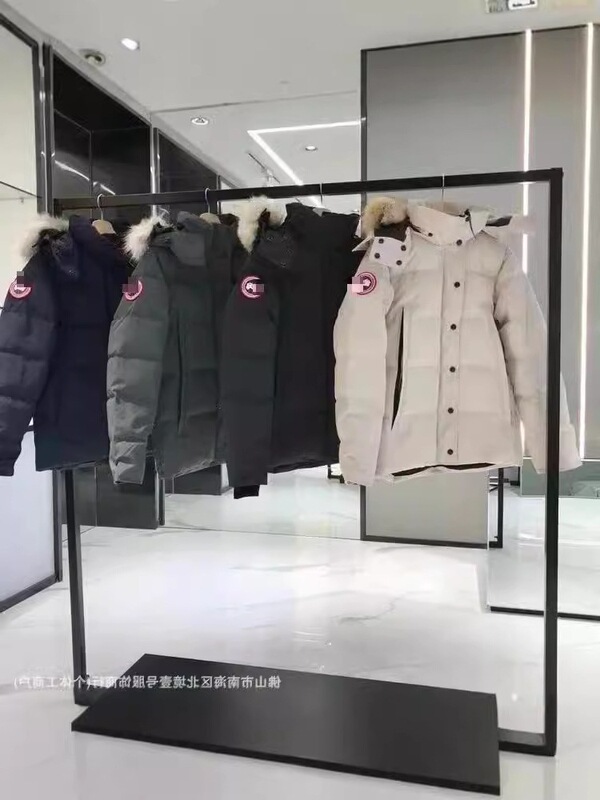 新款正确版大鹅大口袋男女情侣派克棉服连帽加厚保暖防风外套|undefined