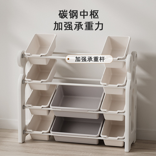 LeYingFang Children's Toy Storage Rack, Multi-layer Categorized Toy Shelf, Bookshelf for Toddlers