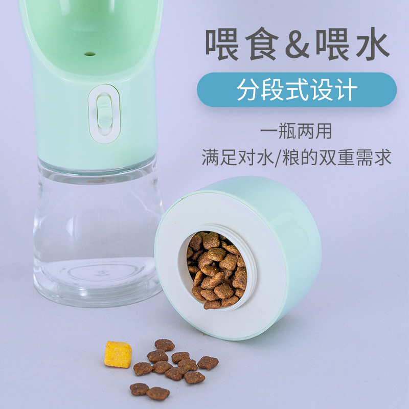 Suministros para mascotas transfronterizos perro taza de agua al aire libre Dispositivo de consumo de agua gato portátil taza de comida para caminar perro taza portátil