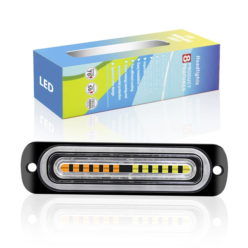 Трансграничный грузовик боковой свет 12LED световой свет автомобиля вспышка сигнальная лампа 12-24 автомобильная модификация стробоскопа