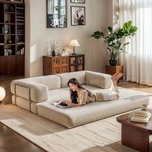 Compression Sofa跨境出口沙发床模块压缩沙发客厅小户型日式沙发