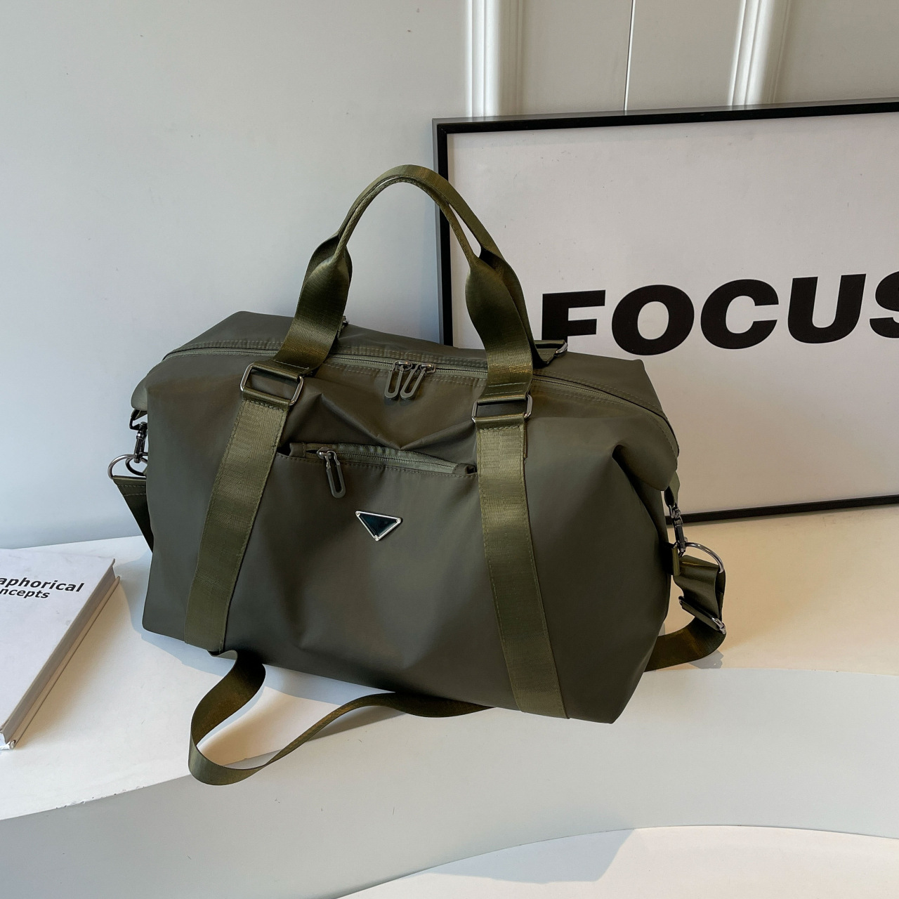 Neue verdickte Reisetasche aus Oxford-Gewebe, große Kapazität, lässige Reise-Umhängetasche, handgehobene Differentialtasche_voghion.com