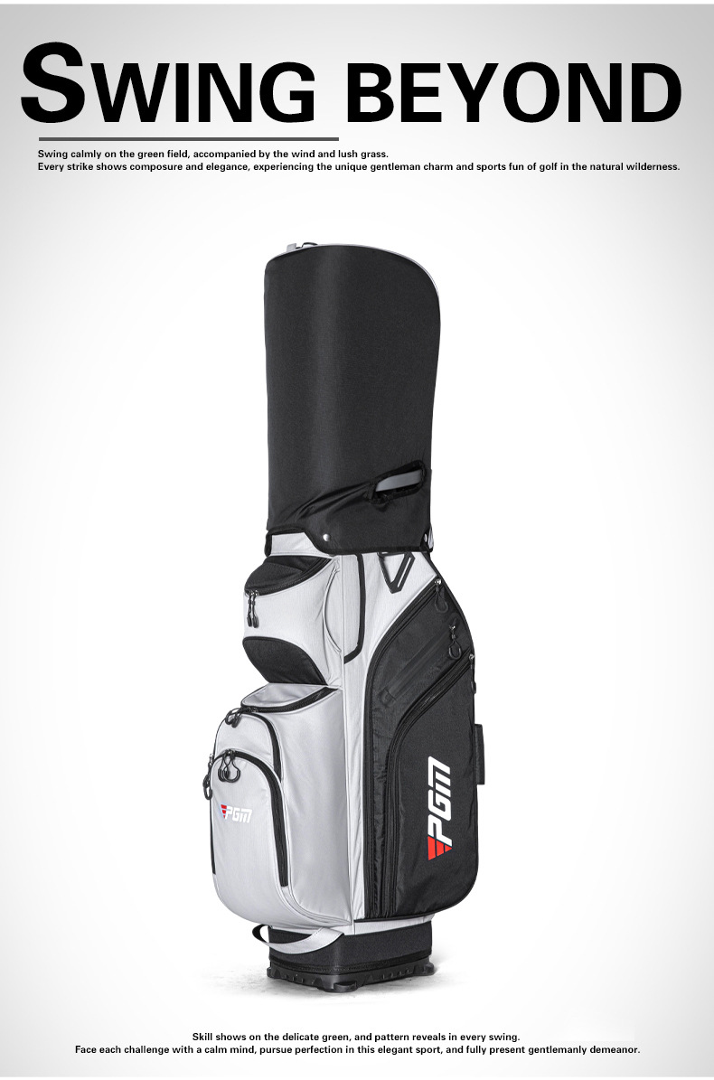 Túi golf PGM đa năng cố định gậy chống thấm nước tiêu chuẩn du lịch — Túi golf xám đen【Cố định gậy/Chống thấm nước/Túi đa năng】QB195, Túi golf đỏ xám đen【Cố định gậy/Chống thấm nước/Túi đa năng】QB195 chi tiết 23
