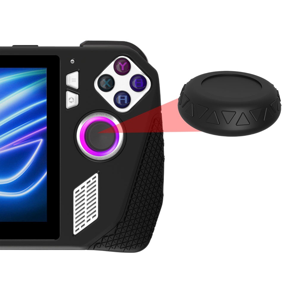 Adecuado para ROG aliado funda protectora de silicona caja de almacenamiento accesorios tapa de botón de silicona Palma accesorios de viaje