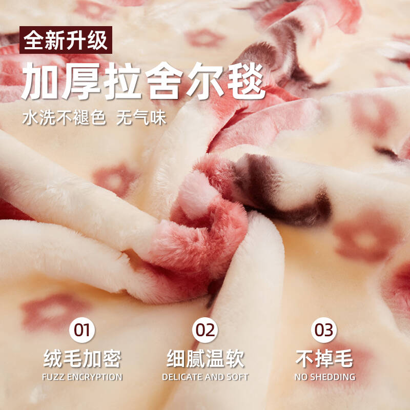 RASCHEL 담요 기모 슈퍼 두꺼운 겨울 담요 양면 산호 양털 퀼트 웨딩 담요 커버 더블 하이 엔드