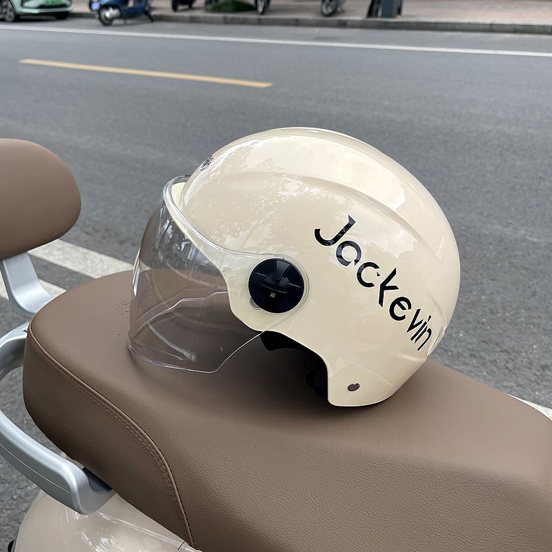 3C Certified Electric Motorcycle Helmet Summer Sunscreen Half Helmet