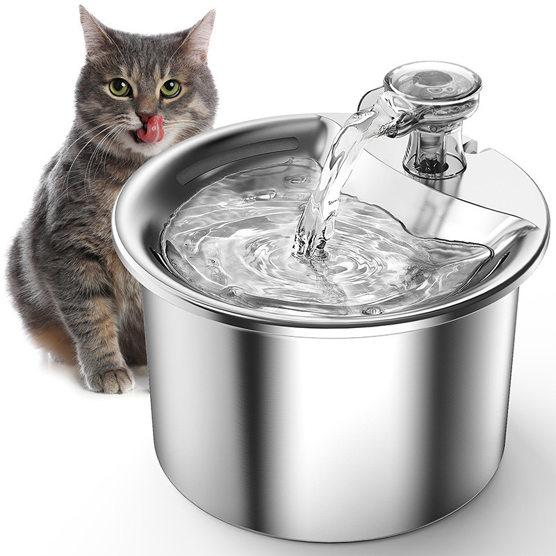 源头工厂宠物智能饮水机自动循环流水猫饮水机2L大容量猫狗喂水器|undefined