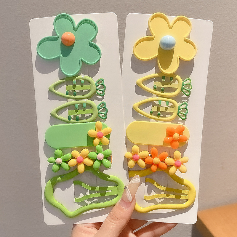 2024 nuevo clip BB de color lindo clip de cabello de boca de pato chica lateral clip de frange para niños tocado tarjeta de cabello rotura