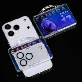 适用iphone17手机鹰眼镜头膜包装盒15Pro/16plus通用镜头钢化膜盒