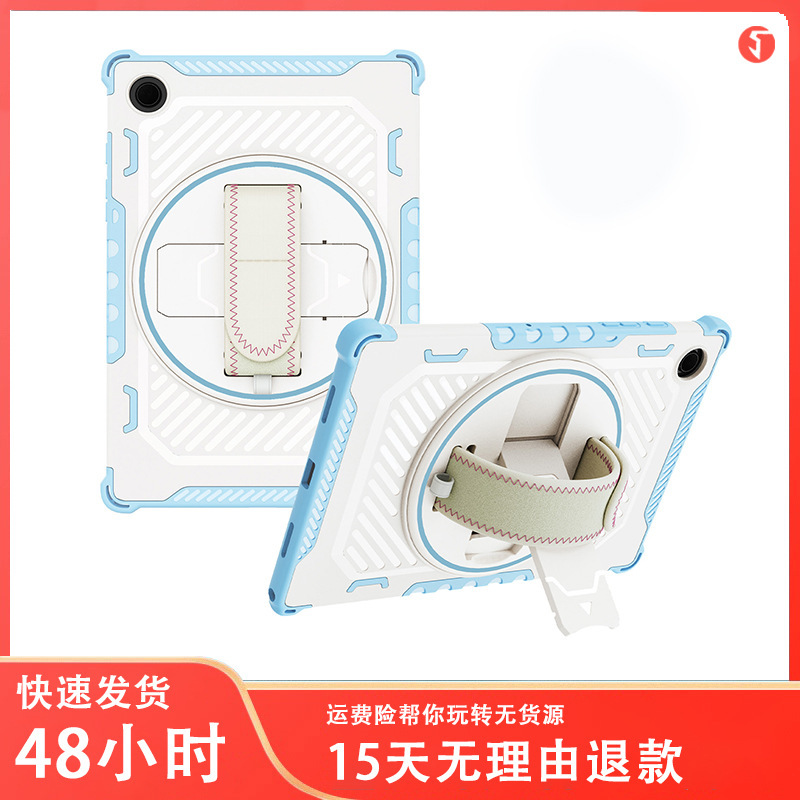 For iPad Air4 10.9 Rotating Bracket Anti-fall Flat Shell Pro 11 with Hand Strap Flat Protective Shell For iPad Air4 10.9 Rotating Bracket Anti-fall Flat Shell Pro 11 with Hand Strap Flat Protective Shell