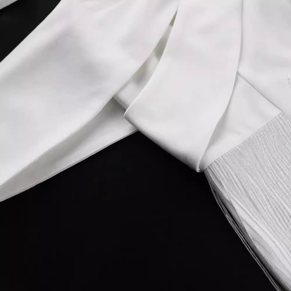 Ženska oblačila seksi cevasto krilo z odprtim hrbtom in resicami, elegantno krilo velike velikosti, obleka_voghion.com