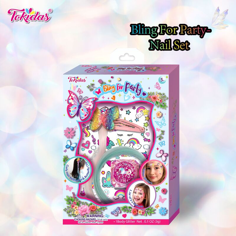 Children's cartoon pattern sticker tattoo sticker hairpin wig suit Amazon hot selling jewelry box toy treasure box