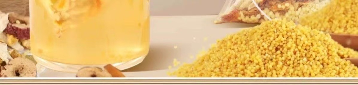 Jiao Er Xian Herbal Tea Bags Millet Ginger Jujube Tangerine Peel Cold Brew Tea 250g 50 Bags overview