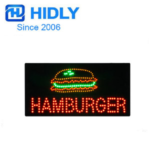 Cross-border export French HAMBURGER shop LED signboard 24-hour business signboard LED HAMBURGER SIGN