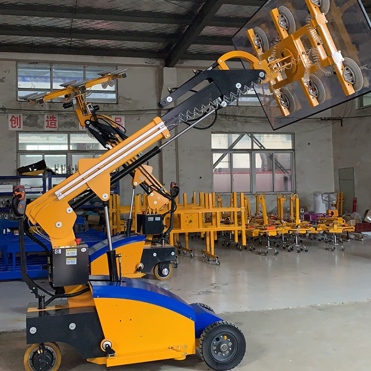 中拓 电动玻璃搬运车 玻璃安装助力机械手 幕墙安装机械手