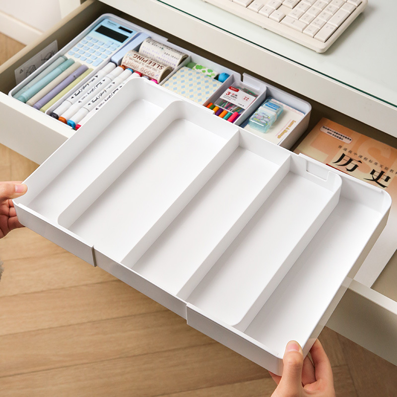 Retractable stationery storage drawer partition student desk storage box children's study table pen supplies partition Retractable stationery storage drawer partition student desk storage box children's study table pen supplies partition