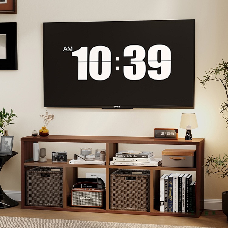 Suitable for Home Tv Cabinets, Small-Sized Mid-Century Style Furniture, Living Room, Home Iron Storage Storage Cabinets, Integrated Combination