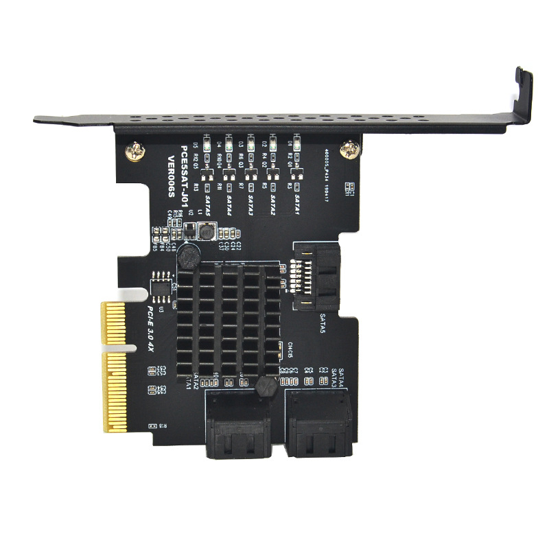 PCI-E 4X GEN3תsata3.0������չ��5��6Gת����չIPFSӲ��JMS585
