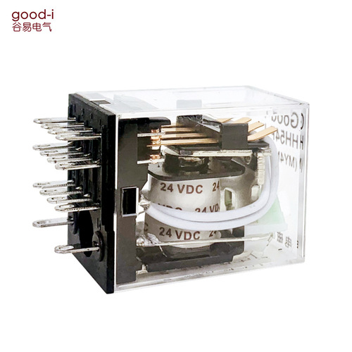 Factory small intermediate relay MY4NJ electromagnetic relay HH54P-L 14 pins 24V 220V 110V