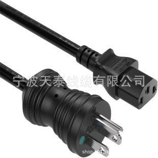 ��|����10Ӣ��18 AWG�����tԺ���Դ��5-15P��IEC320 C13��̩