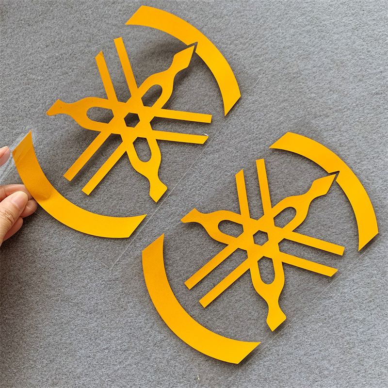 ヤマハのステッカーのオートバイの反射ステッカーのヤマハの車の標識の福穎125はレーザーのまぶしい夜光のステッカーを改造します。