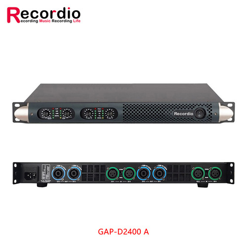 GAP-D2400 household digital power amplifier four-channel 1U high-power power amplifier stage performance KTV amplifier