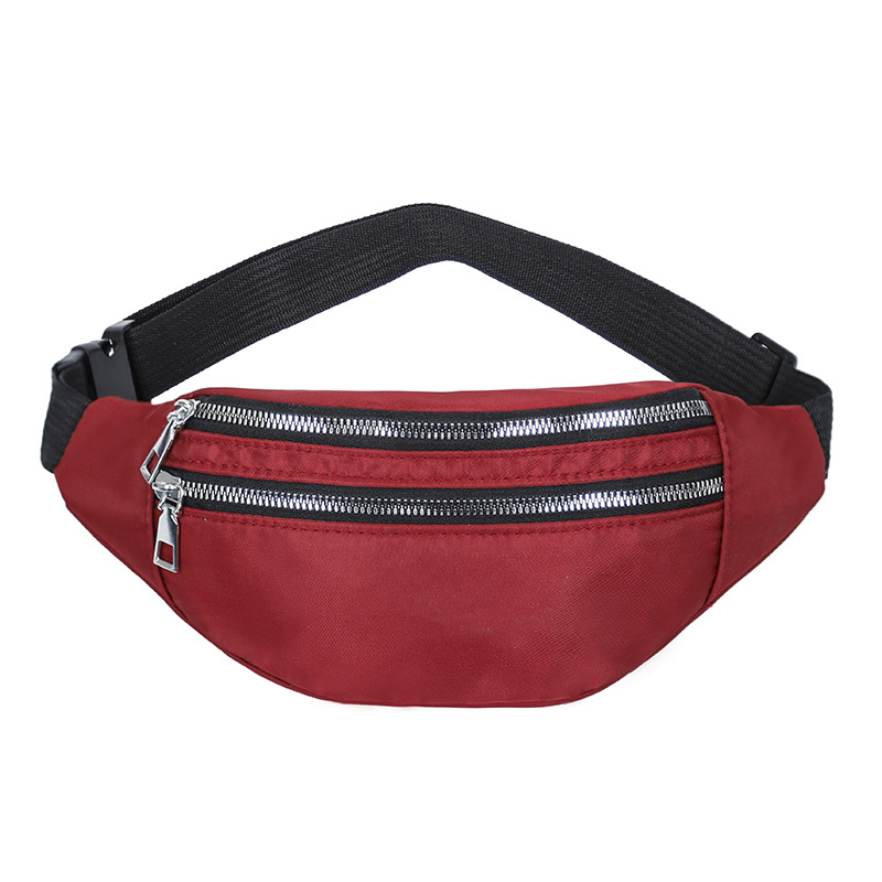 2021 new cross-border hot selling sports waist bag waterproof mobile phone bag Korean fashion waist bag large capacity waist bag