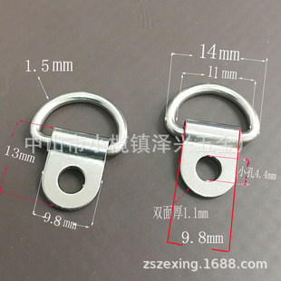 Wholesale Photo Frame Triangular Hook Hanging Piece Luggage Hanging Ring Hanging Buckle Fixed Adapter Buckle Triangular Pull Ring Buckle