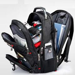 Cross-border Swiss Army Knife Business Casual Commuting Backpack Simple Lightweight Multifunctional Backpack School Bag Travel Wholesale