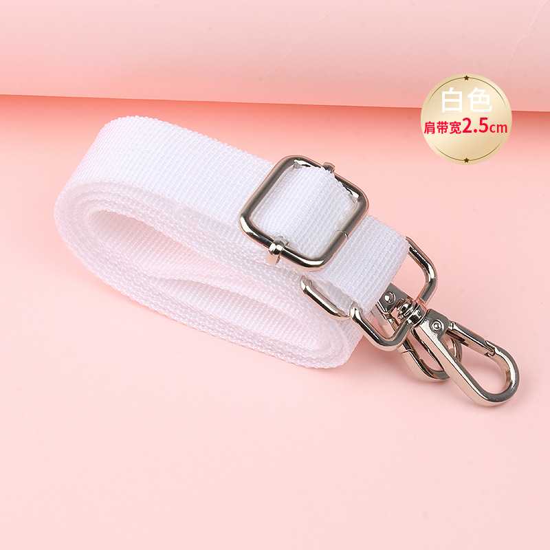 White (silver buckle)