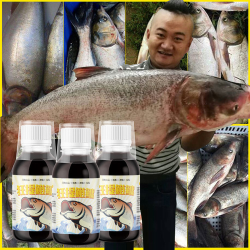 Silver carp and bighead carp fishing small medicinal silver carp, white silver carp, big head fat head fish bait, black pit wild fishing square floating fishing luring fish opening agent