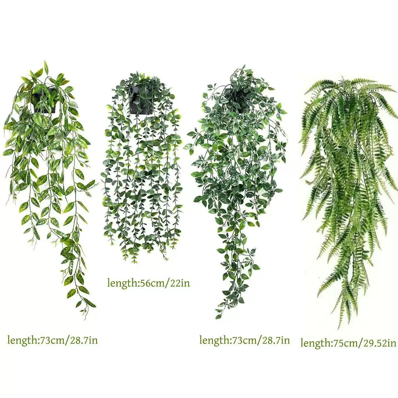 Граница пересекается висячие искусственные симулированные зелёные растения Эвкаллипт мандала гороховый стручок персидские вьющиеся растения для домашнего декора