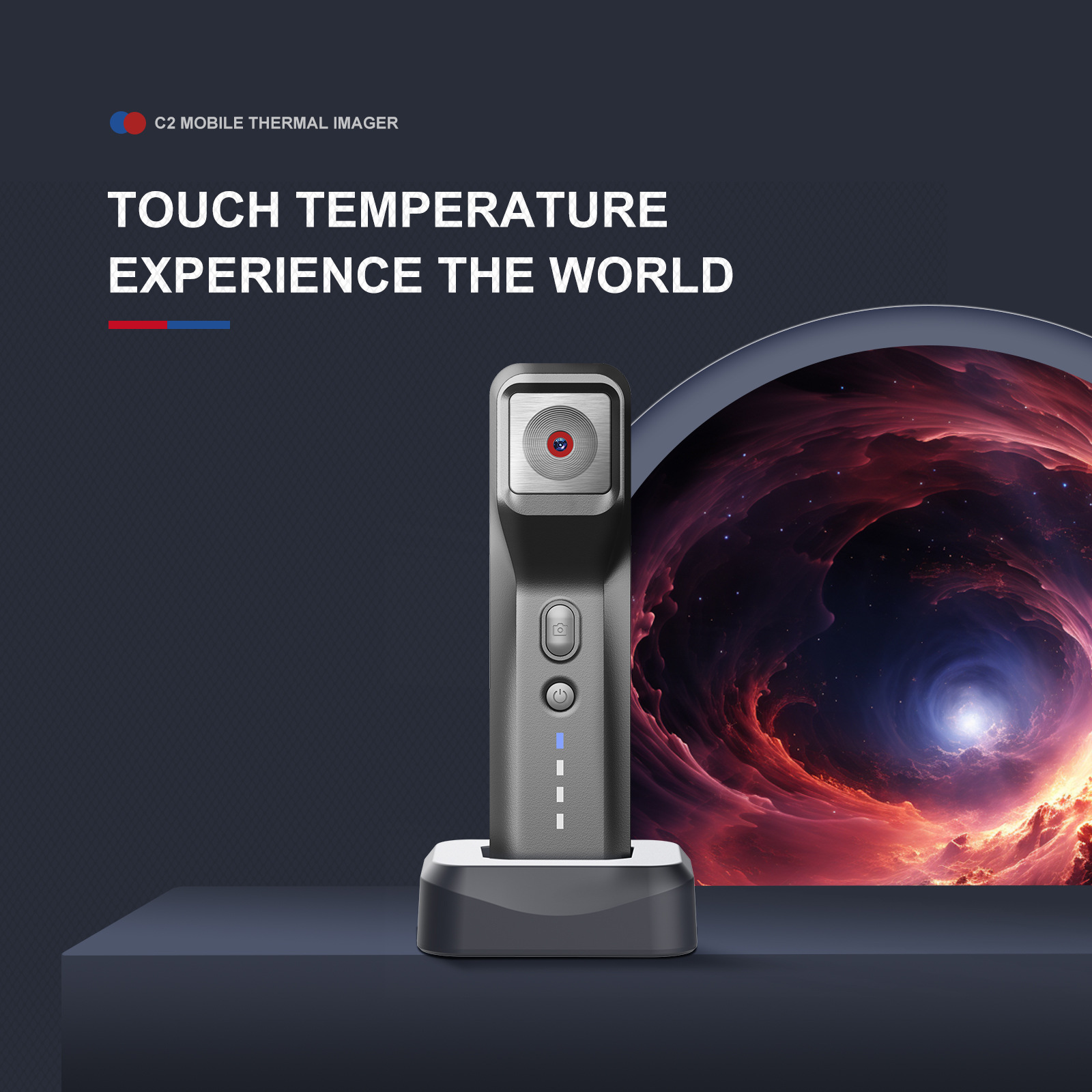 新款C2移动热像仪户外红外夜视袖珍连wifi手机专用测温仪设备检测
