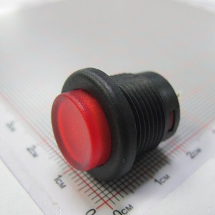 PB32-SW-Z-1R-R2-N red button with red LED light heavy force self-locking key switch