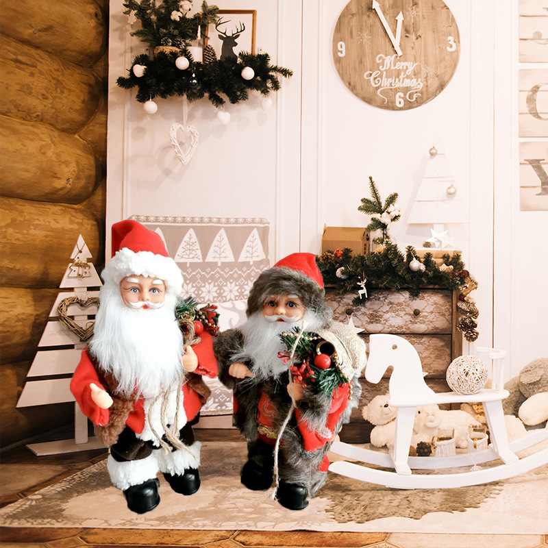 2021 Nuevo eléctrico Santa Claus música bailando muñeca decoración Navidad vacaciones regalo transfronterizo exclusivo