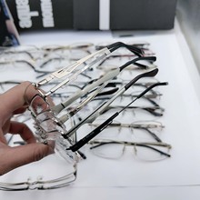 丹阳眼镜纯钛精功商务男士18k款式近视眼镜架光学眼镜批发眼镜框