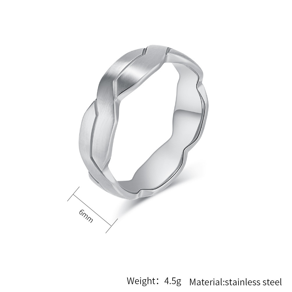 8g Weight Rings Classification 1 Piece Quantity Holiday, Daily Occasion 304 Stainless Steel Material Solid Color Pattern All Seasons Season Men's Gender Polishing Design Vacation, Classic Style Style Vacation Classic Style Solid Color 304 Stainless Steel Polishing Men's Rings Men Band Rings 无