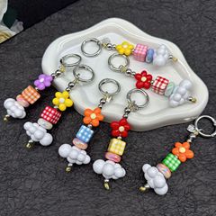 かわいい雲珠携帯ストラップのアクセサリーのキーホルダーの新型diyアクリルビーズのアクセサリー