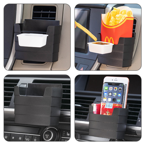 Shunwei Car Fries Cup Holder Car Storage Box Multifunctional Car Storage Box Car Trash Can