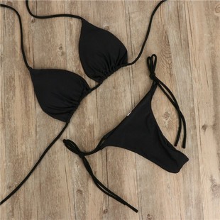 European and American Style Adjustable Sexy Bikini Swimsuit Women's Split Strap Multi-color Three-point suit