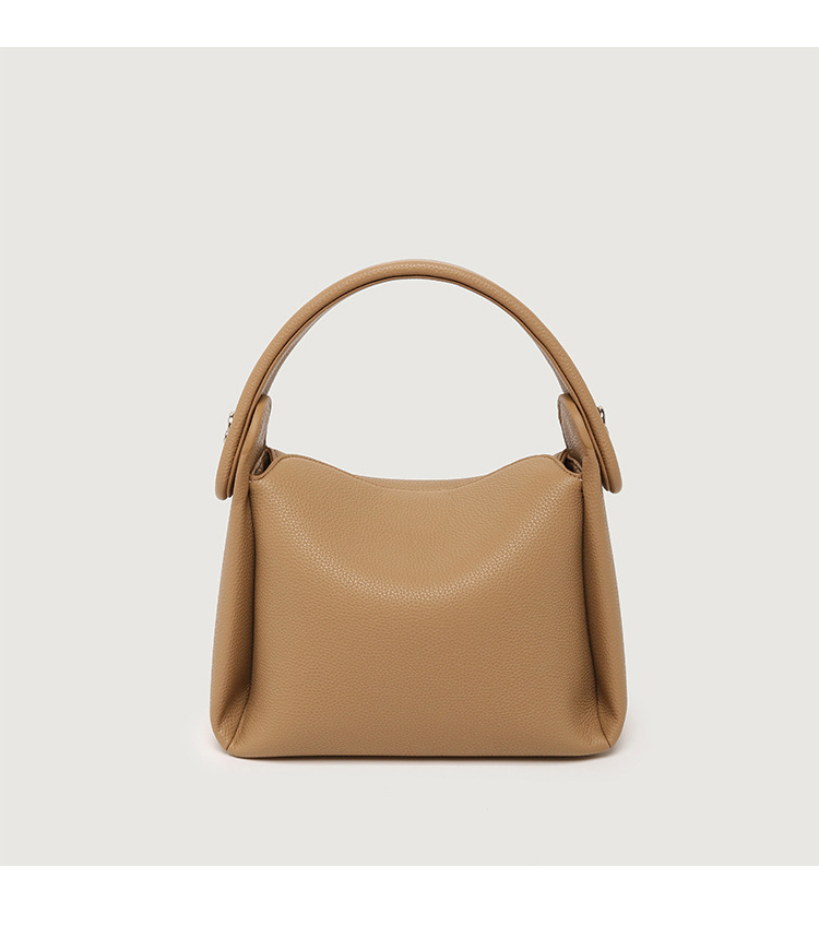  Women's Bags Large Capacity Soft Cigarette Case Bag 2023 New Solid Color Casual Pillow Bag Khaki Commuter Hand Crossbody Bag_voghion.com
