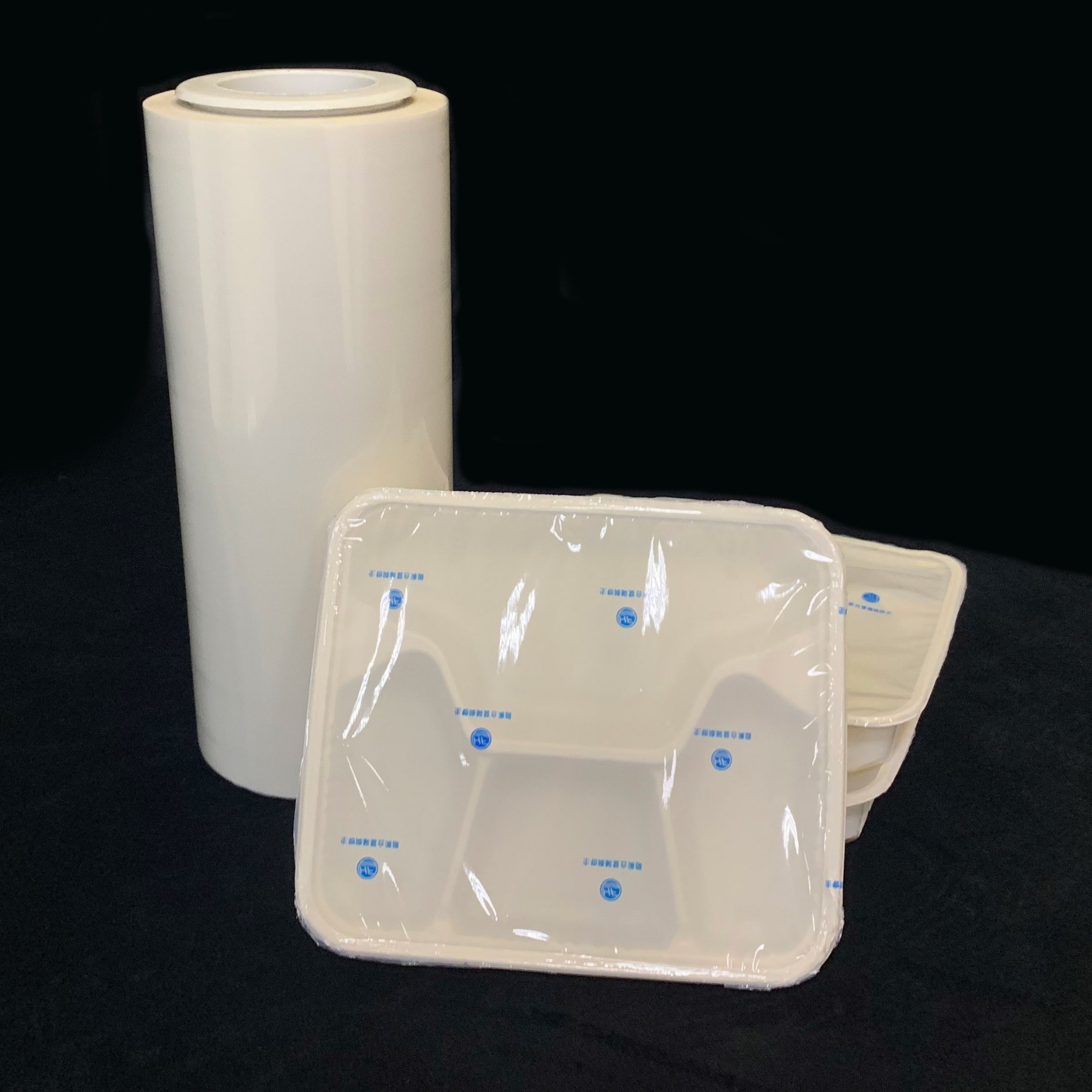 bopp单面双面热封膜烟膜自动包装机用薄膜化妆品盒食品包装薄膜