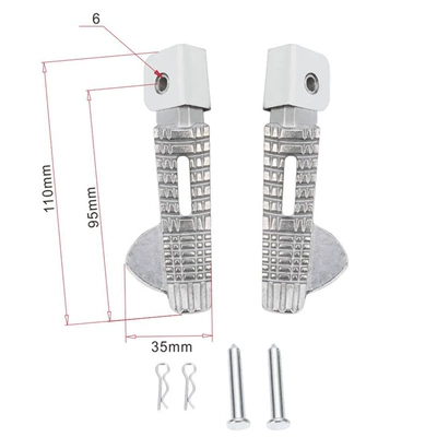 Accessories Aluminum Iron: Motuoche Electric vehicle pedal