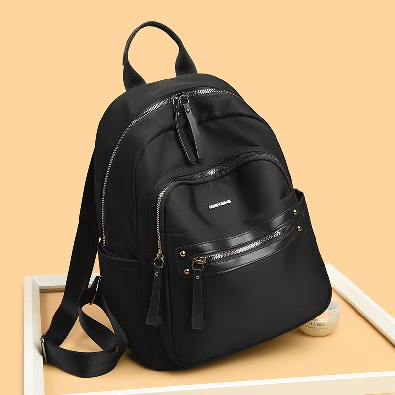 Mochila de comercio exterior mochila de hombro a prueba de agua ocio 2026 bolsas de mujer impermeables a prueba de agua tendencia de calle beige