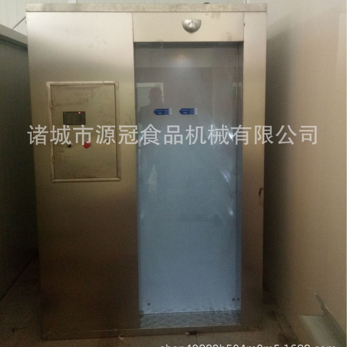 空气净化风淋室 车间除尘设备风淋门 多人三吹风淋通道 源冠制造