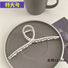 Brand extra large big metal crab pin, shark, hairgrip, hairpins, hair accessory, South Korea, simple and elegant design